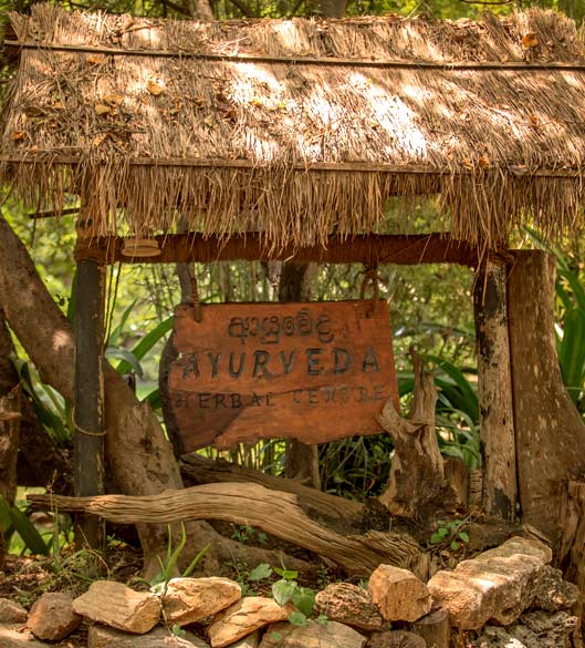 Shirodhara treatment at Sigiriya Village Ayurveda Spa