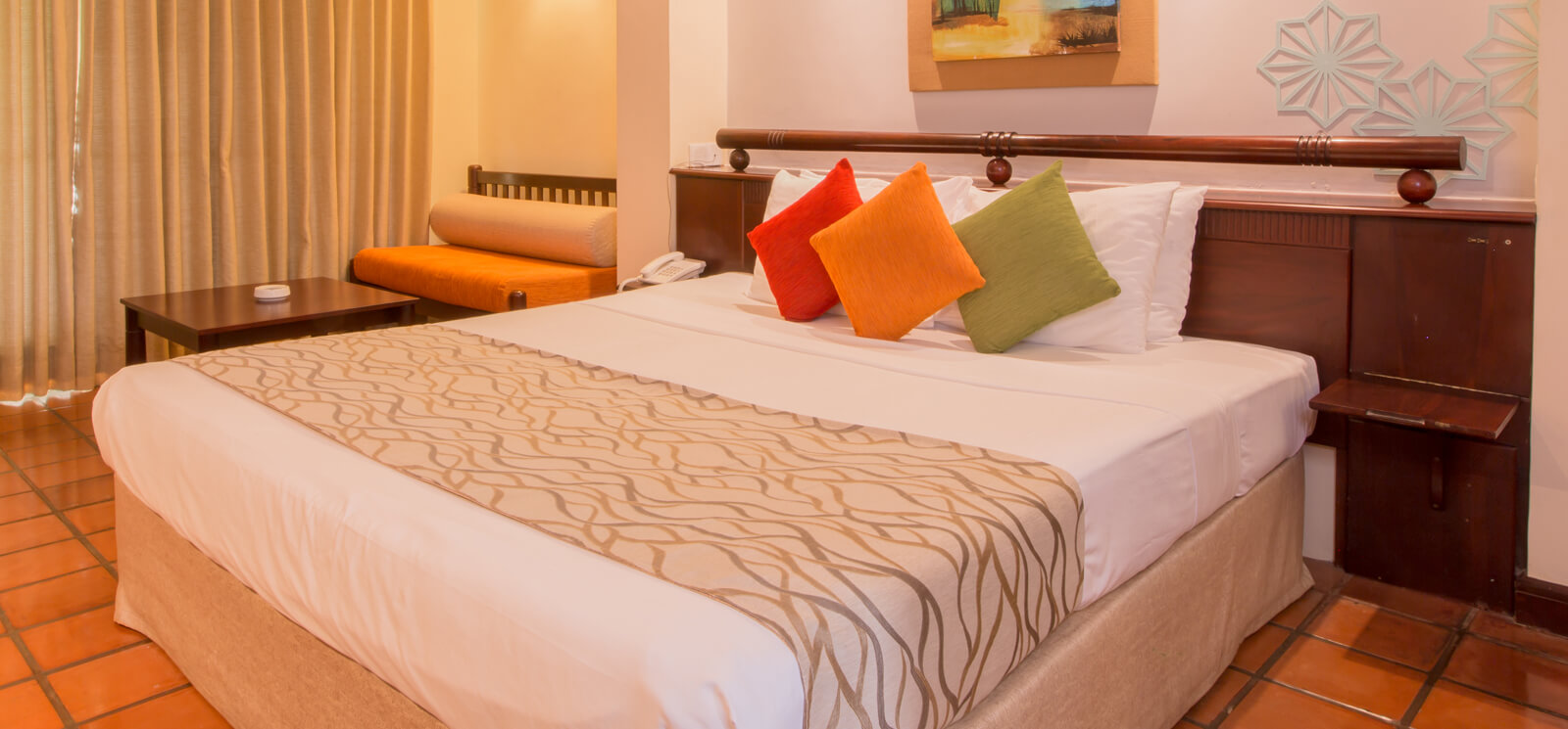 The Deluxe Rooms at The Palms Hotel in Beruwala, Sri Lanka