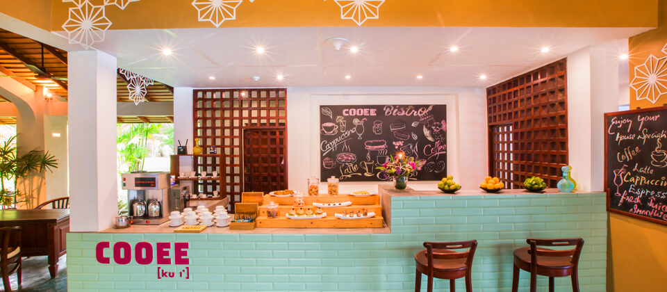 Serving fine cups of Java and delicacies at Beruwala, Sri Lanka