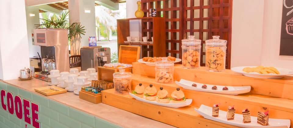 A range of snacks and short eats served at The Coffee Shop