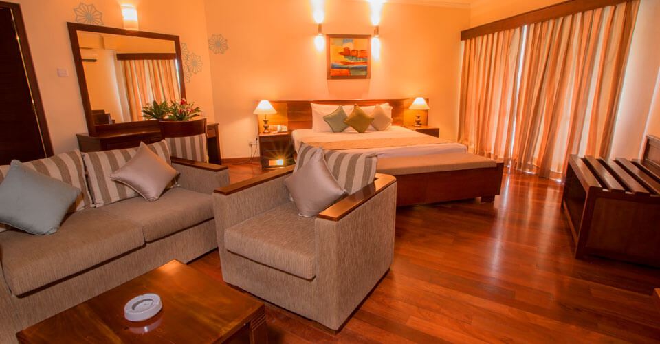 Garden View Suite Rooms at The Palms Hotel in Beruwala, Sri Lanka